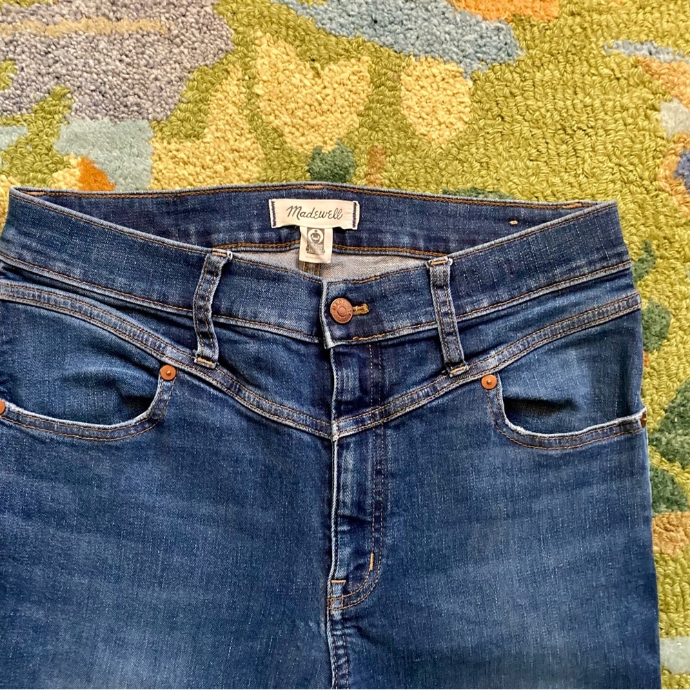 Madewell 10" High-Rise Skinny Jeans Yoke Edition - Picture 2 of 7